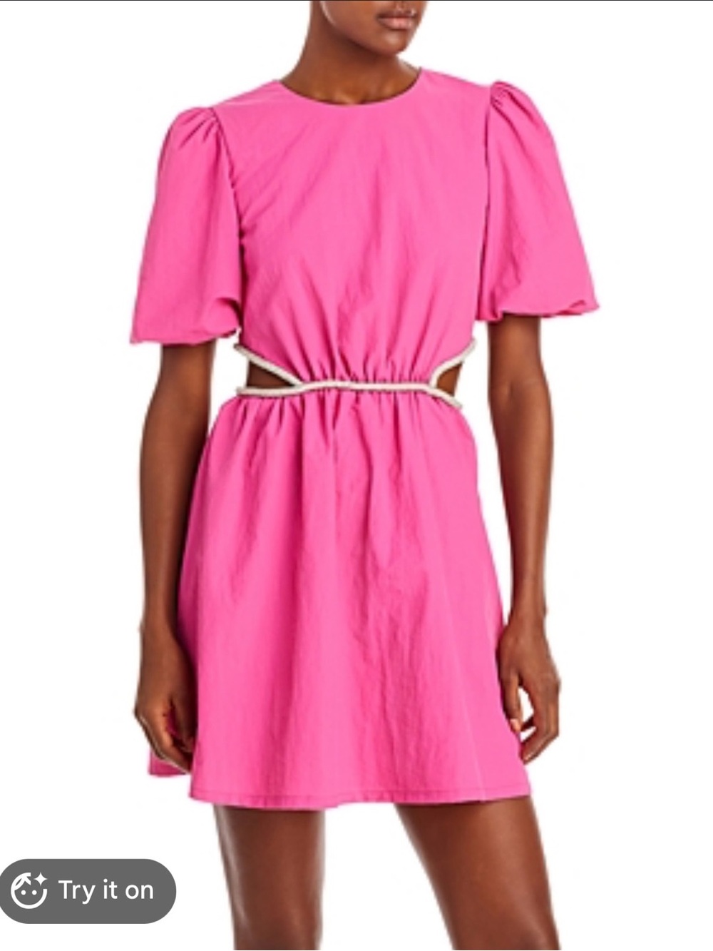 Wayf Esmeralda Cutout Mini Dress